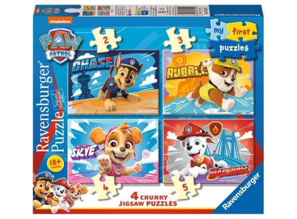 پازل 4 در 1 راونزبرگر مدل Paw Patrol