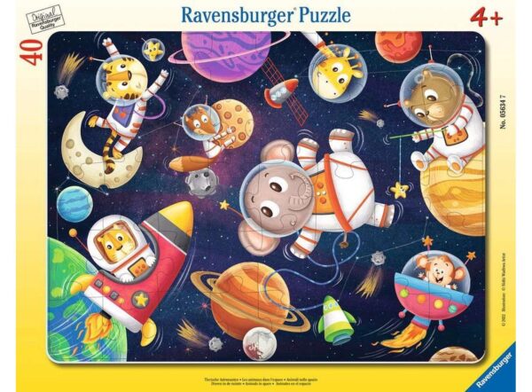 پازل 40 تکه راونزبرگر مدل Animals Astronauts