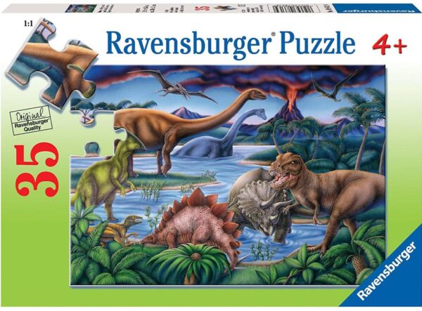 پازل 35 تکه راونزبرگر مدل Dinosaur Playground