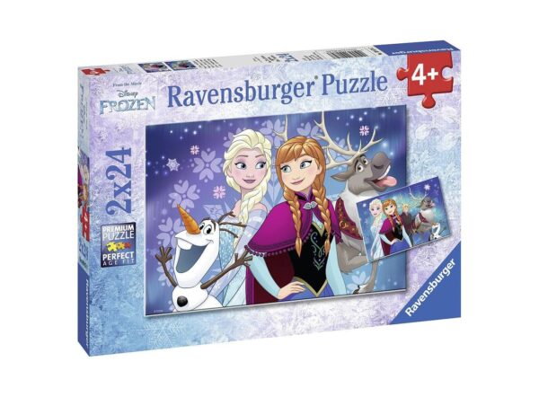 پازل 2 در 1 راونزبرگر مدل Disney Frozen