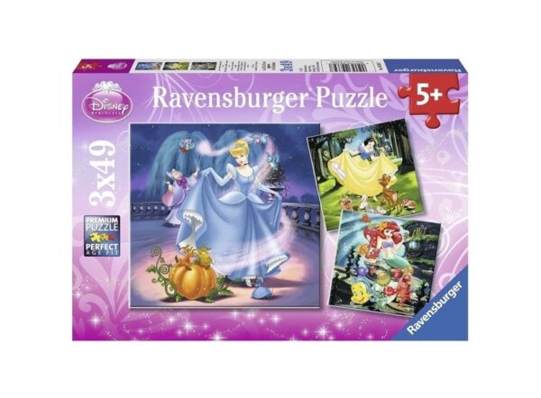 پازل 3 در 1 راونزبرگر مدل Disney Princess